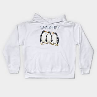 Whats up Penguins Kids Hoodie